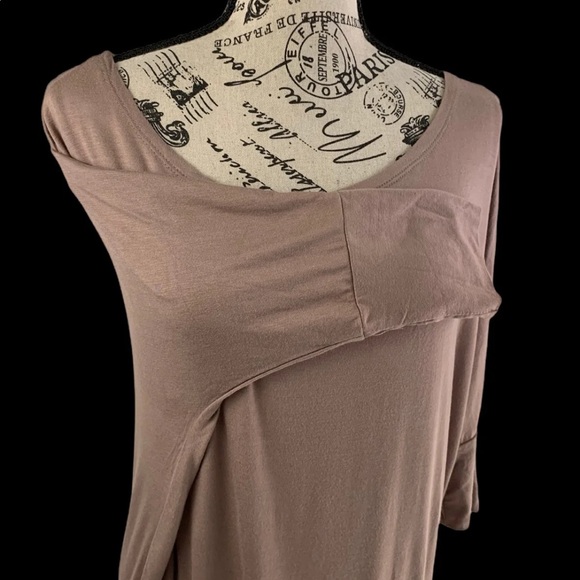 *NWT sinlu womens small taupe blouse - Picture 5 of 11